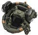 Шолом балістичний каска FAST Helmet NIJ IIIA олива+Тактичні навушники М32+кавер+ліхтарик Розмір М FOM12500M32 фото 5